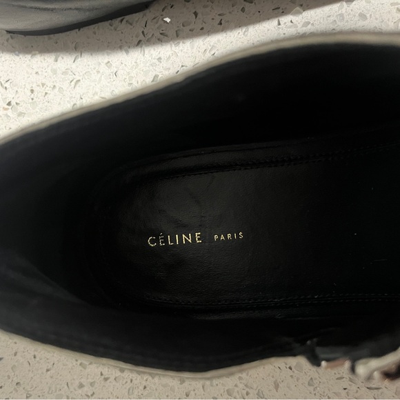 Celine Leather Zipper Flats - Picture 7 of 8